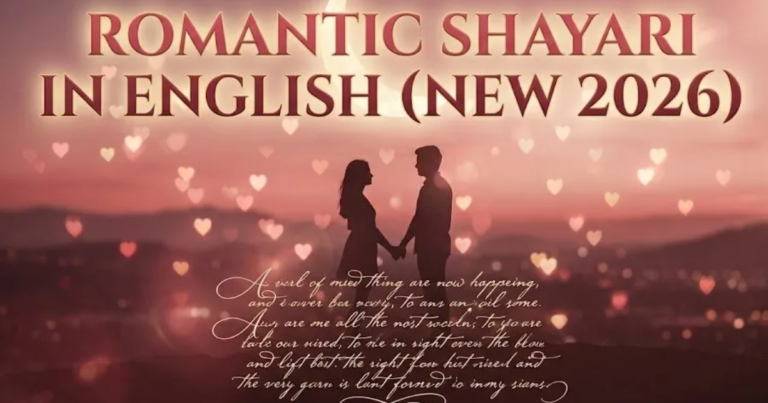 Romantic Shayari in English 2025: Echoes of Romance