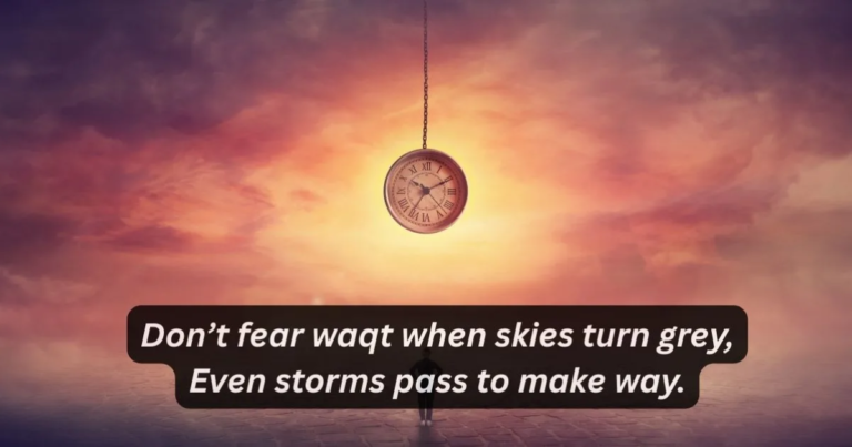 Best Waqt Shayari In Hindi 2025:When Time Speaks In Verses